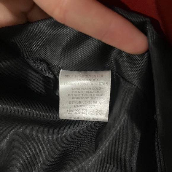 Strut & Bolt size Small red orange blazer - Picture 5 of 12